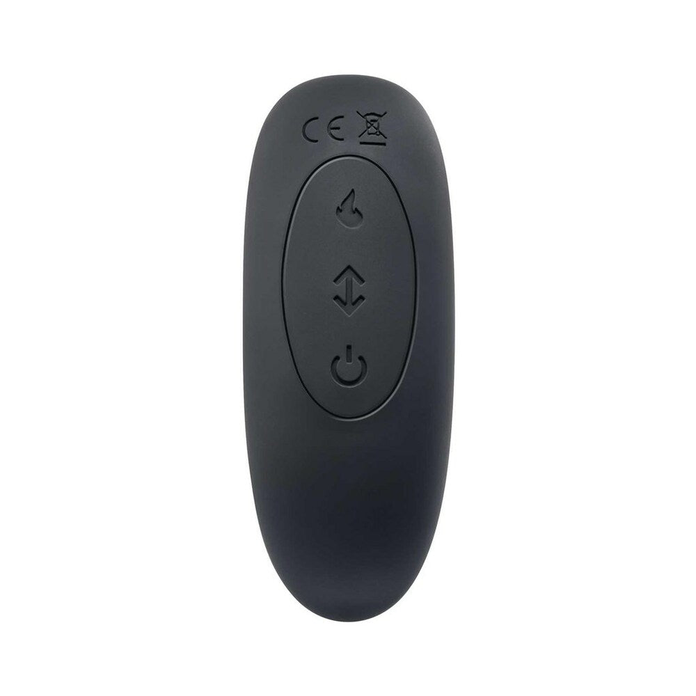 Adam & Eve Adam's Warming & Rotating Prostate Thruster – Black – Remote Control Anal Probe