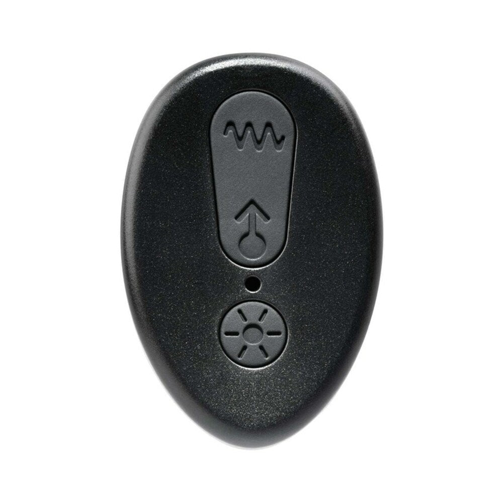 Adam & Eve Adam's Warming & Rotating Prostate Thruster – Black – Remote Control Anal Probe