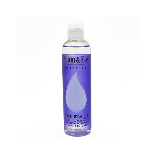 Adam & Eve Masturbator Lubricant 8 oz – Water-Based, Ultra-Slippery Formula