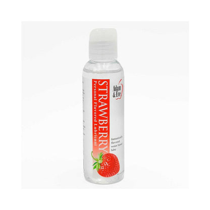 Adam & Eve Flavored Lubricant Strawberry 4 oz – Sugar-Free Fruit Flavor