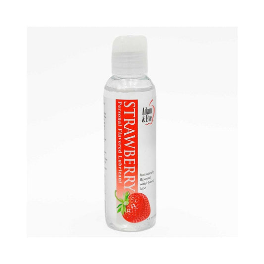 Adam & Eve Flavored Lubricant Strawberry 4 oz – Sugar-Free Fruit Flavor