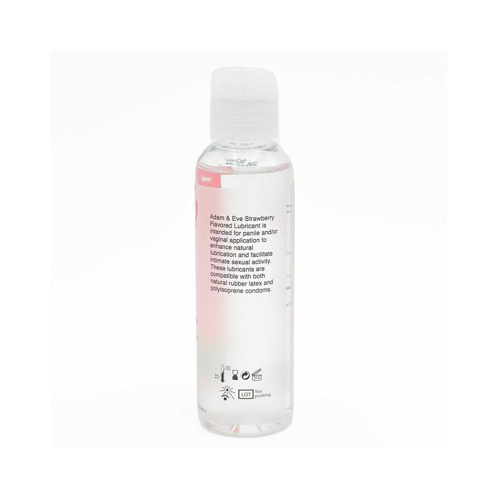 Adam & Eve Flavored Lubricant Strawberry 4 oz – Sugar-Free Fruit Flavor