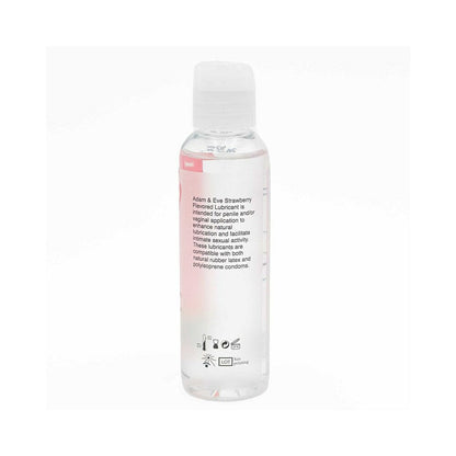 Adam & Eve Flavored Lubricant Strawberry 4 oz – Sugar-Free Fruit Flavor