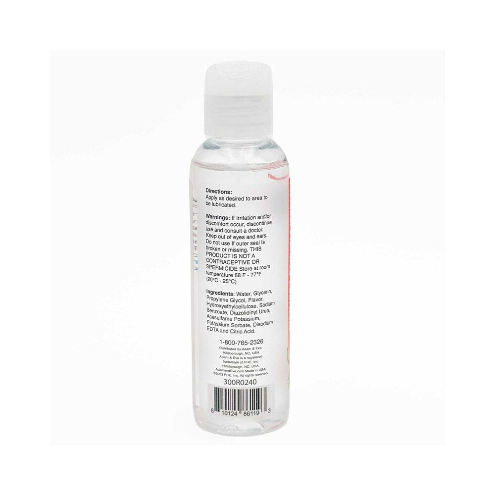 Adam & Eve Flavored Lubricant Strawberry 4 oz – Sugar-Free Fruit Flavor