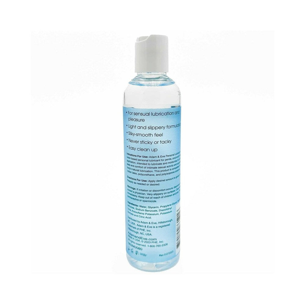 Adam & Eve Personal Water-Based Lubricant 8 oz – Clear