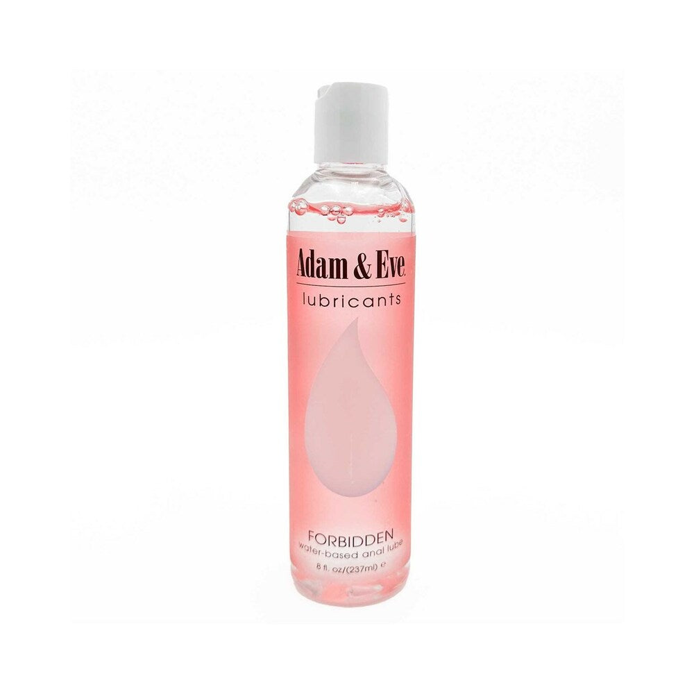 Adam & Eve Forbidden Water-Based Anal Lubricant 8 oz – Thick Formula for Anal Play