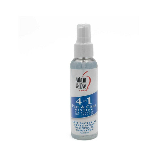 Adam & Eve 4 in 1 Pure & Clean Misting Toy Cleaner – Clear