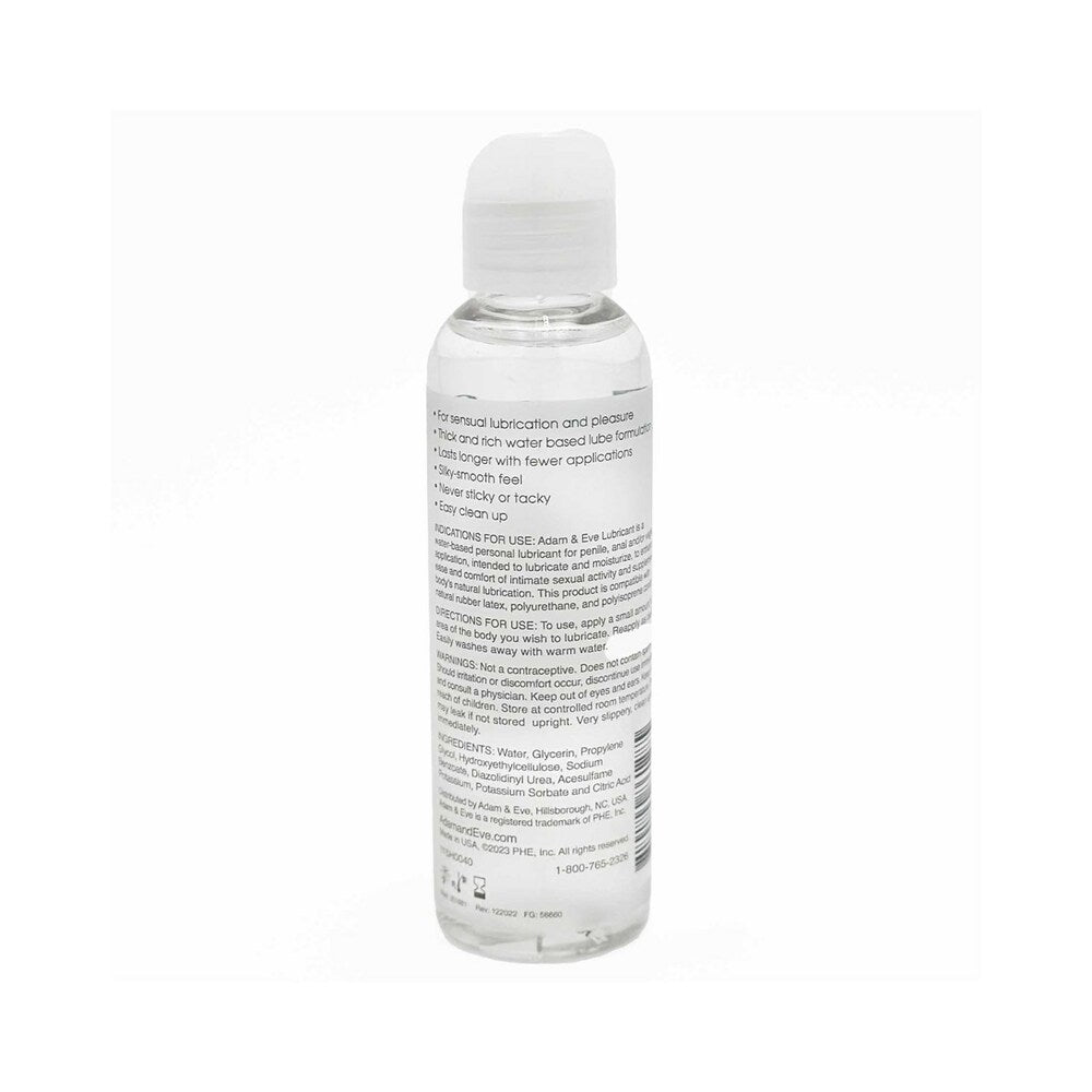 Adam & Eve Water-Based Lubricant 4 oz – Versatile Personal Lubricant