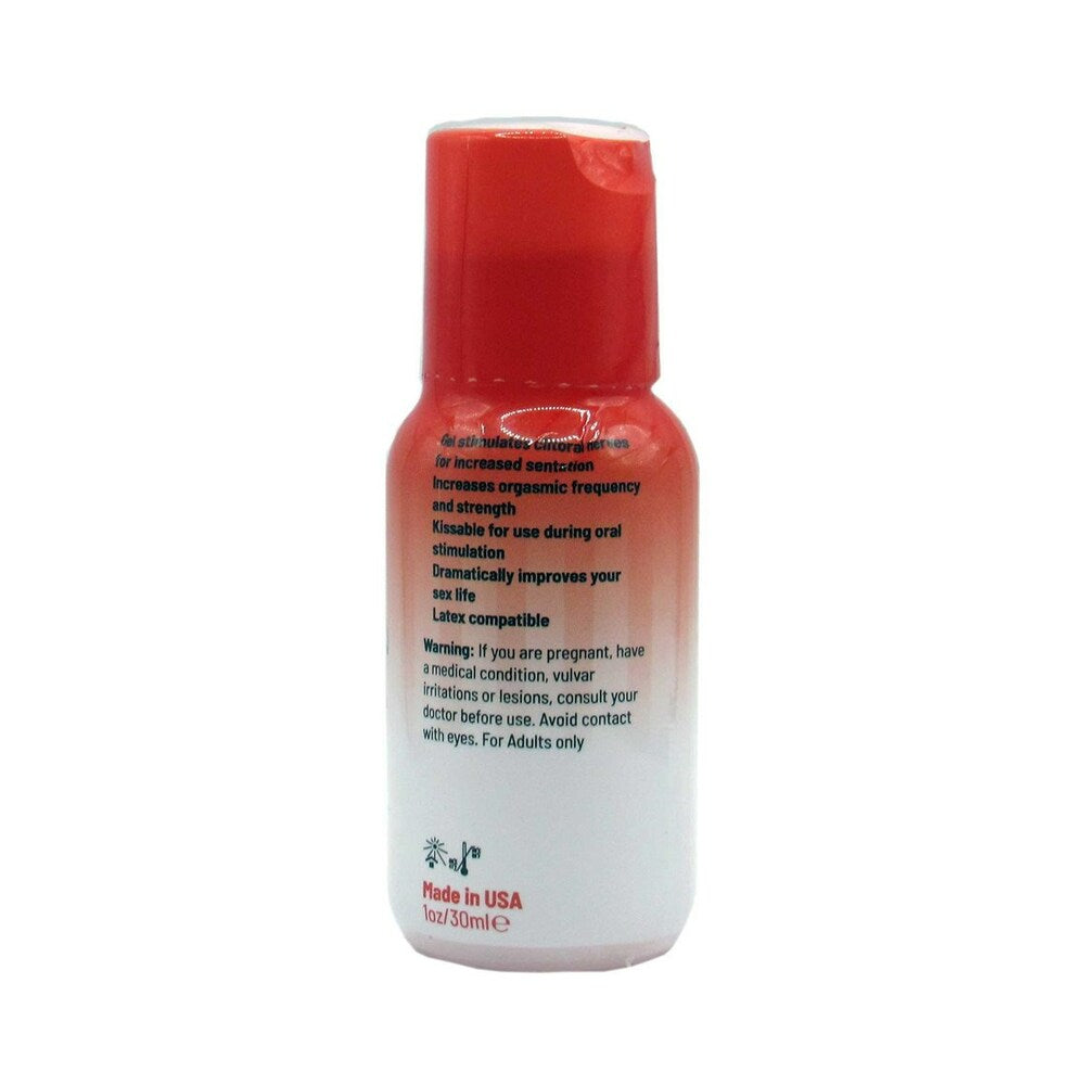 Adam & Eve Strawberry Clit Sensitizer Gel – Clear – 1 oz
