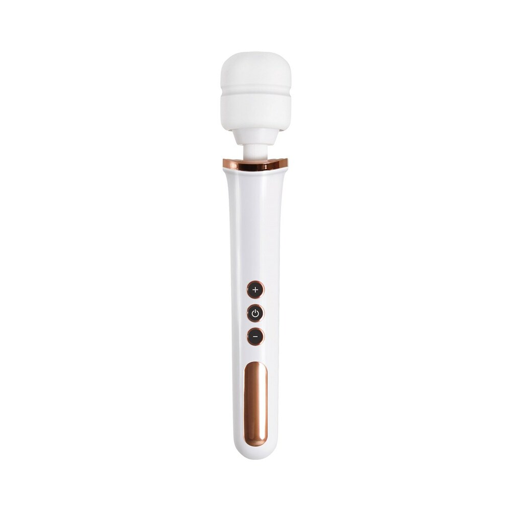 Adam & Eve Magic Massager Rechargeable Wand Massager – White