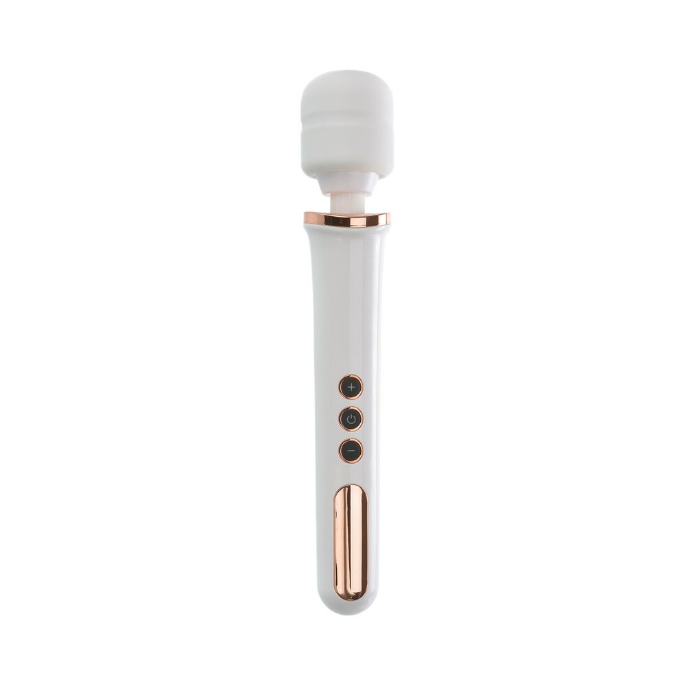 Adam & Eve Magic Massager Rechargeable Wand Massager – White