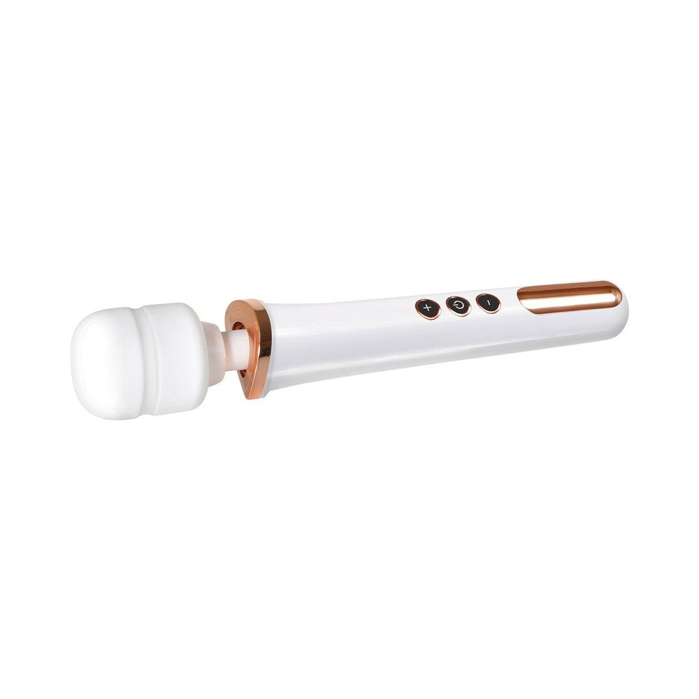 Adam & Eve Magic Massager Rechargeable Wand Massager – White