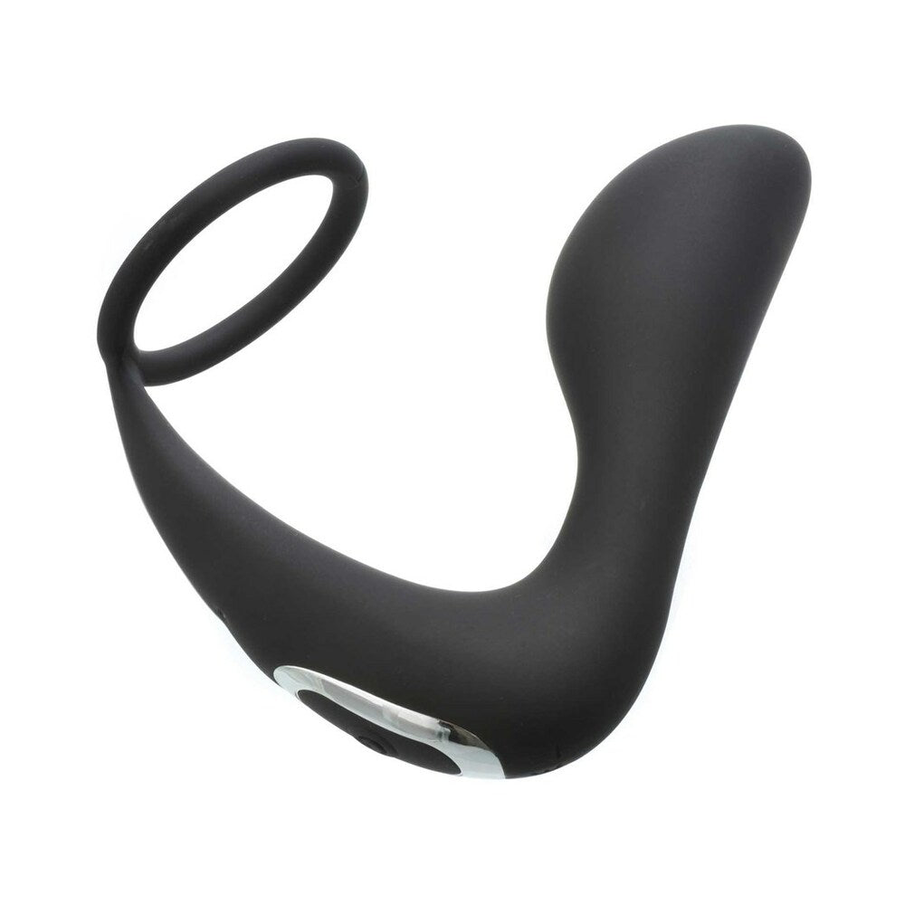 Adam & Eve Rechargeable Prostate Pleaser with C-Ring – Black