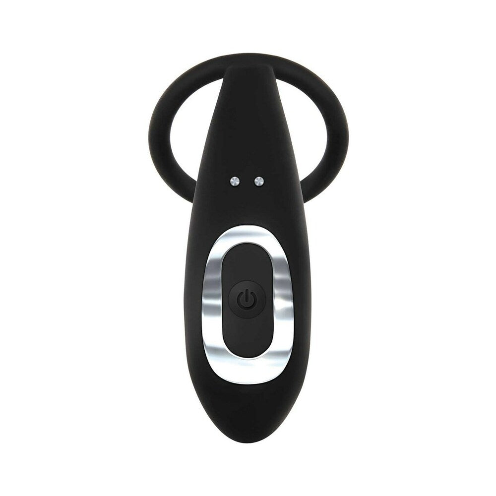 Adam & Eve Rechargeable Prostate Pleaser with C-Ring – Black