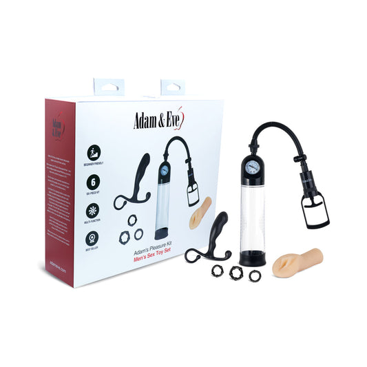 Adam & Eve Adam's Pleasure Kit for Him - 6-Piece Male Enhancement Set