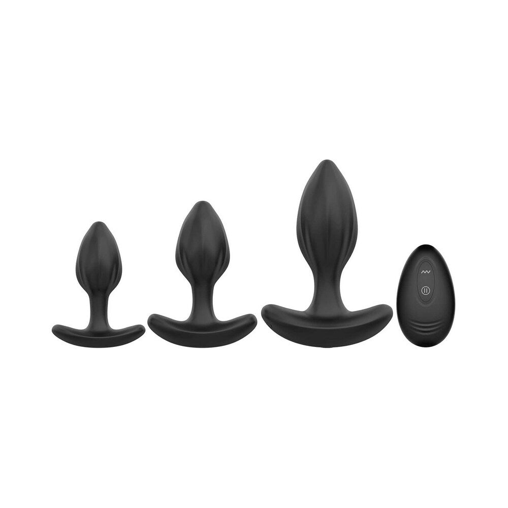Adam & Eve Vibrating Anal Trainer Set – Black