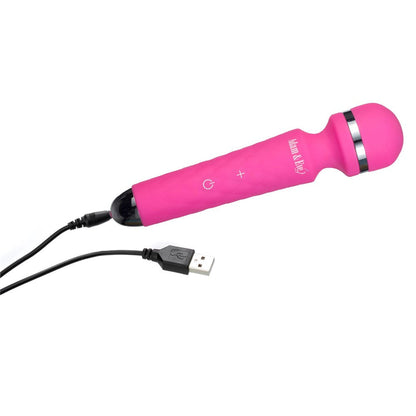 Adam & Eve Peak Wand Massager – Waterproof – Hot Pink