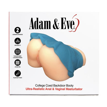 Adam & Eve College Coed Backdoor Booty Masturbator – Vanilla