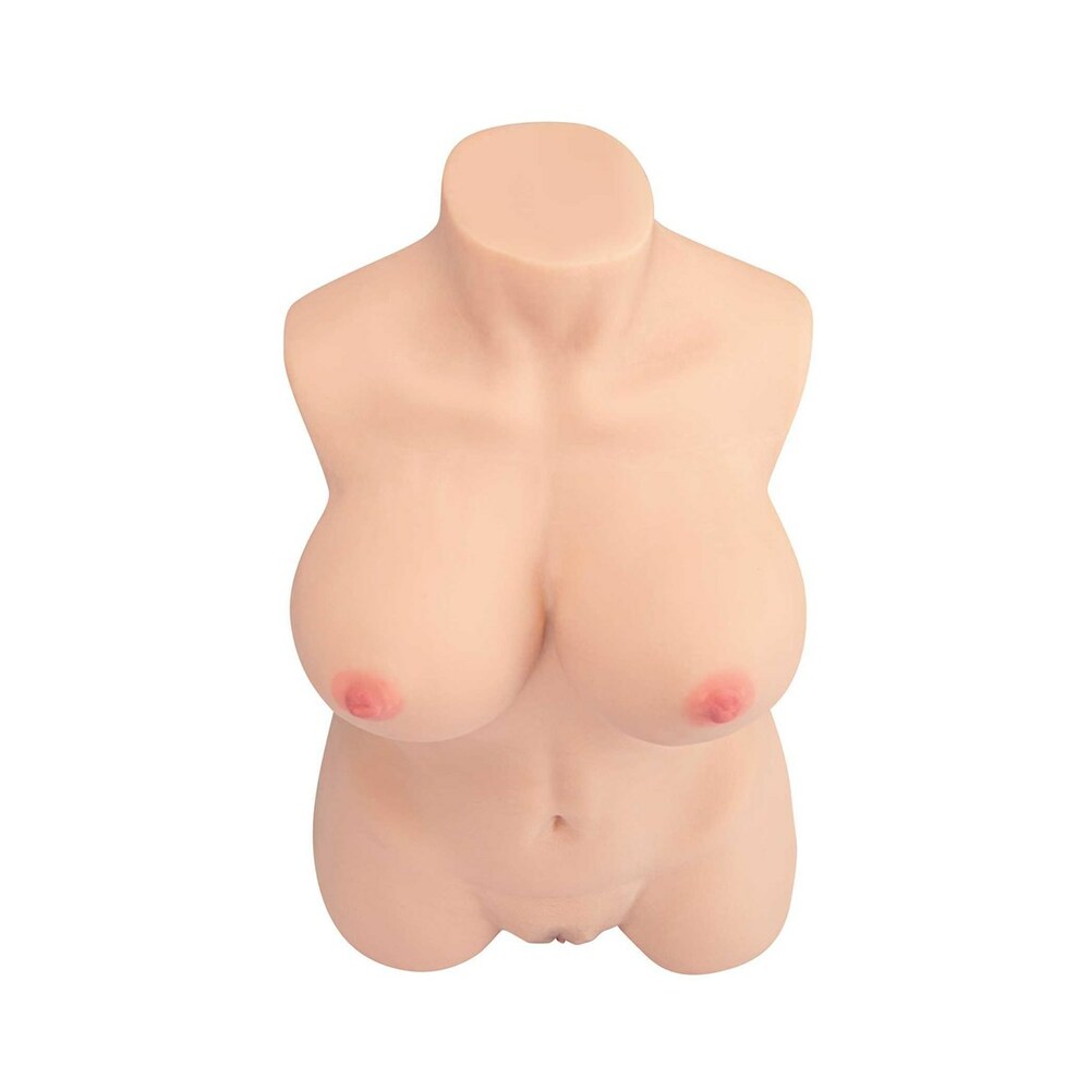 Adam & Eve Eve's Realistic Torso Mega Masturbator – Vanilla/Ivory/Beige