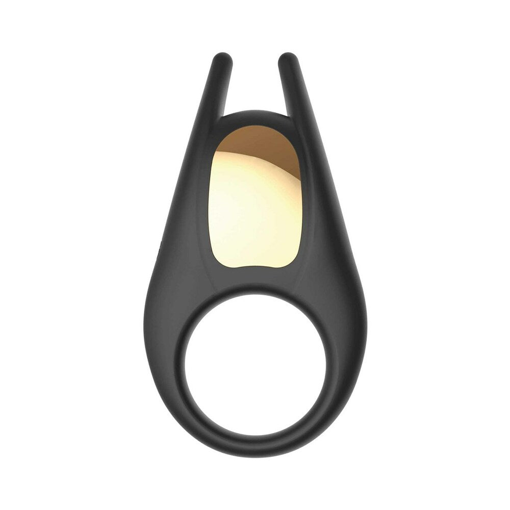 Adam & Eve Lucas II Vibrating Rechargeable Couple's Stimulator – Black