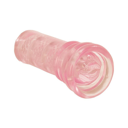 Adam & Eve Super Head Honcho Masturbator – Light Pink – Double-Ended Design with Enhanced Stimulation