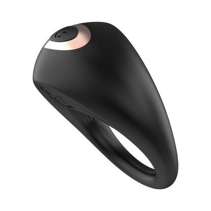 Adam & Eve Alan Vibrating Rechargeable Penis Ring – Black