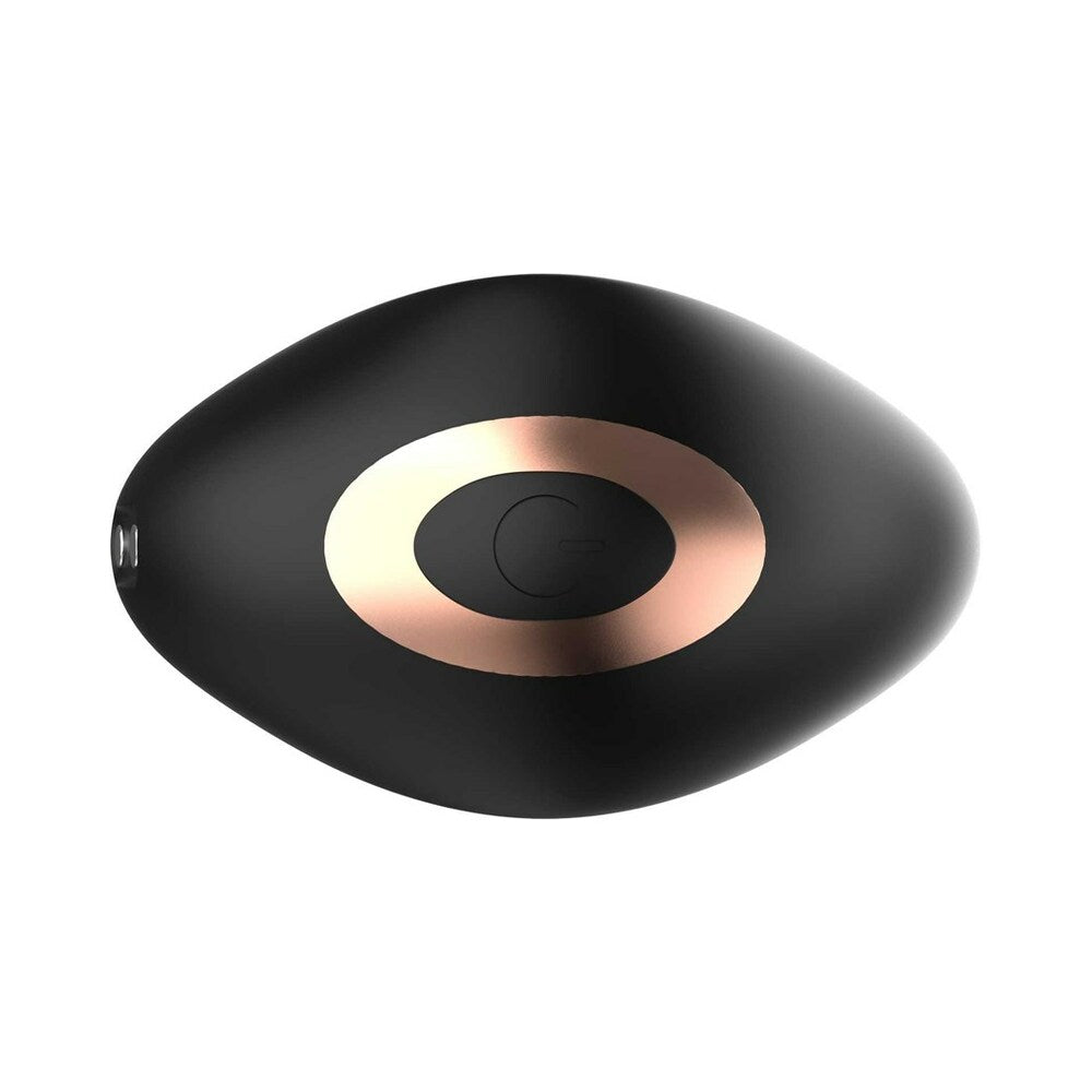 Adam & Eve Alan Vibrating Rechargeable Penis Ring – Black