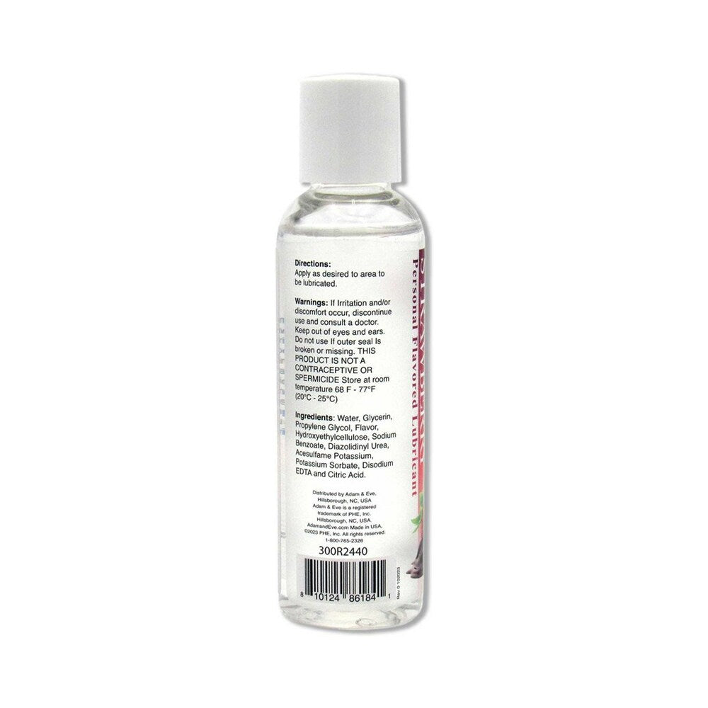 Adam & Eve Flavored Lubricant Chocolate Strawberry 4 oz – Sugar-Free Water-Based Lube