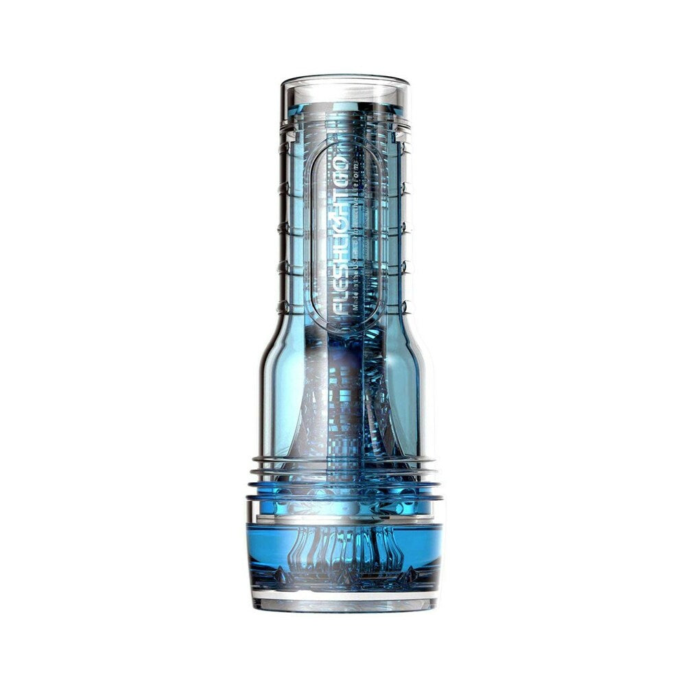 Adam & Eve Adam's Trainer by Fleshlight – Male Masturbator with Suction and Swirl Entry – Blue