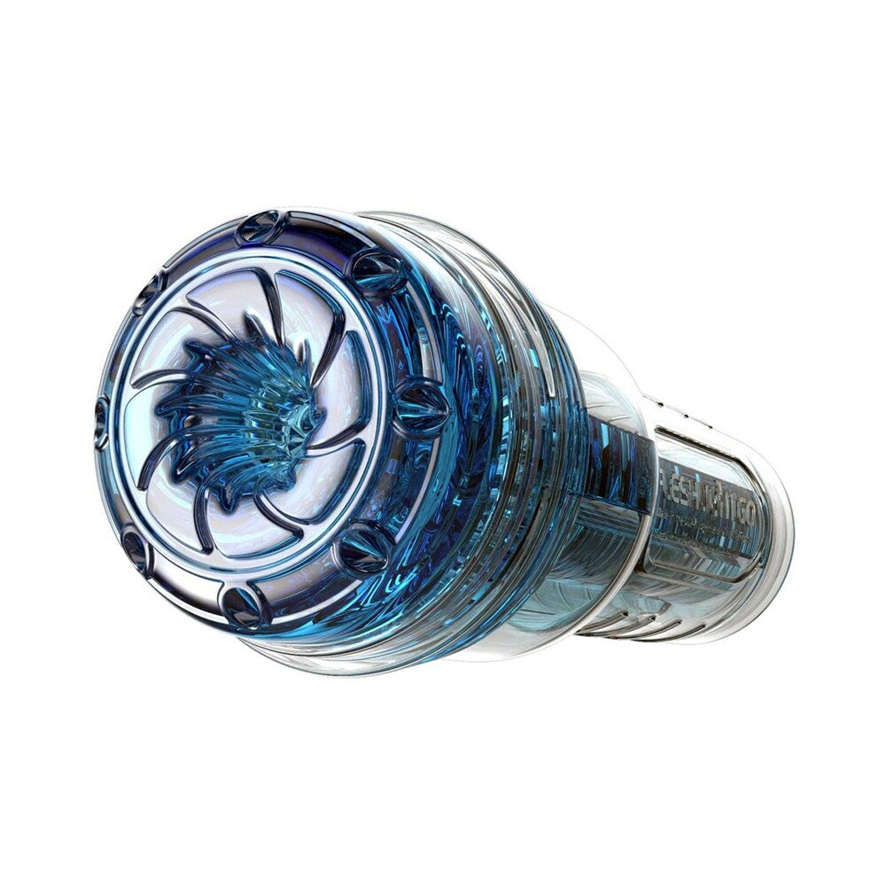 Adam & Eve Adam's Trainer by Fleshlight – Male Masturbator with Suction and Swirl Entry – Blue