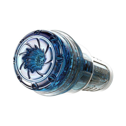 Adam & Eve Adam's Trainer by Fleshlight – Male Masturbator with Suction and Swirl Entry – Blue
