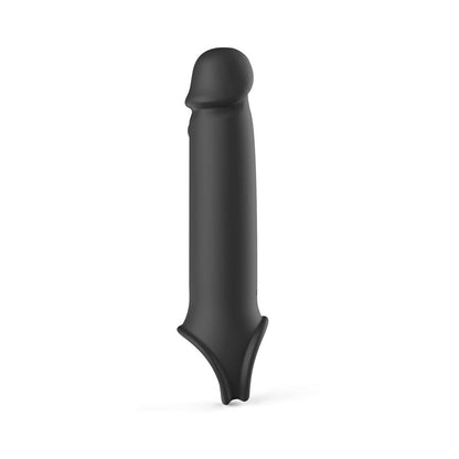 Adam & Eve Adam's XL Vibrating Extension - Silicone, Black