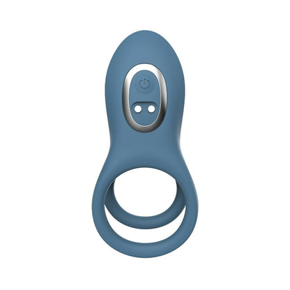 Adam & Eve Four-Play Vibrator Set – Vibrating Base with 4 Interchangeable Toys – Blue