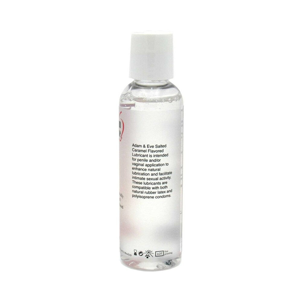 Adam & Eve Flavored Lubricant Salted Caramel 4 oz – Sugar-Free Water-Based Lube