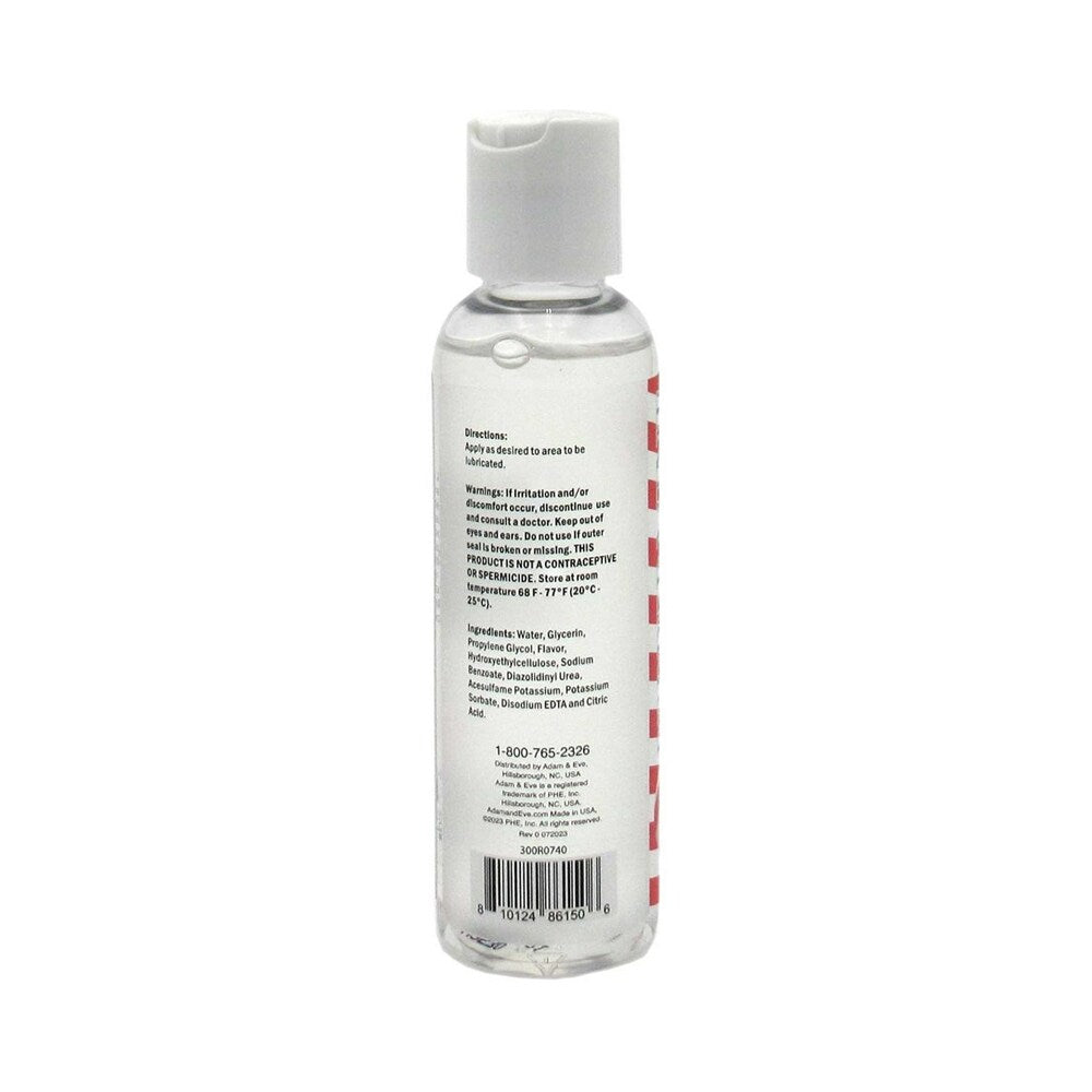 Adam & Eve Flavored Lubricant Salted Caramel 4 oz – Sugar-Free Water-Based Lube