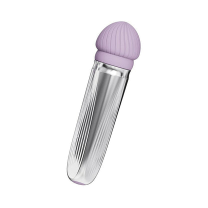 Adam & Eve Sweet Dreams Massager Kit – Rechargeable Vibrator with 8 Attachments – Light Purple