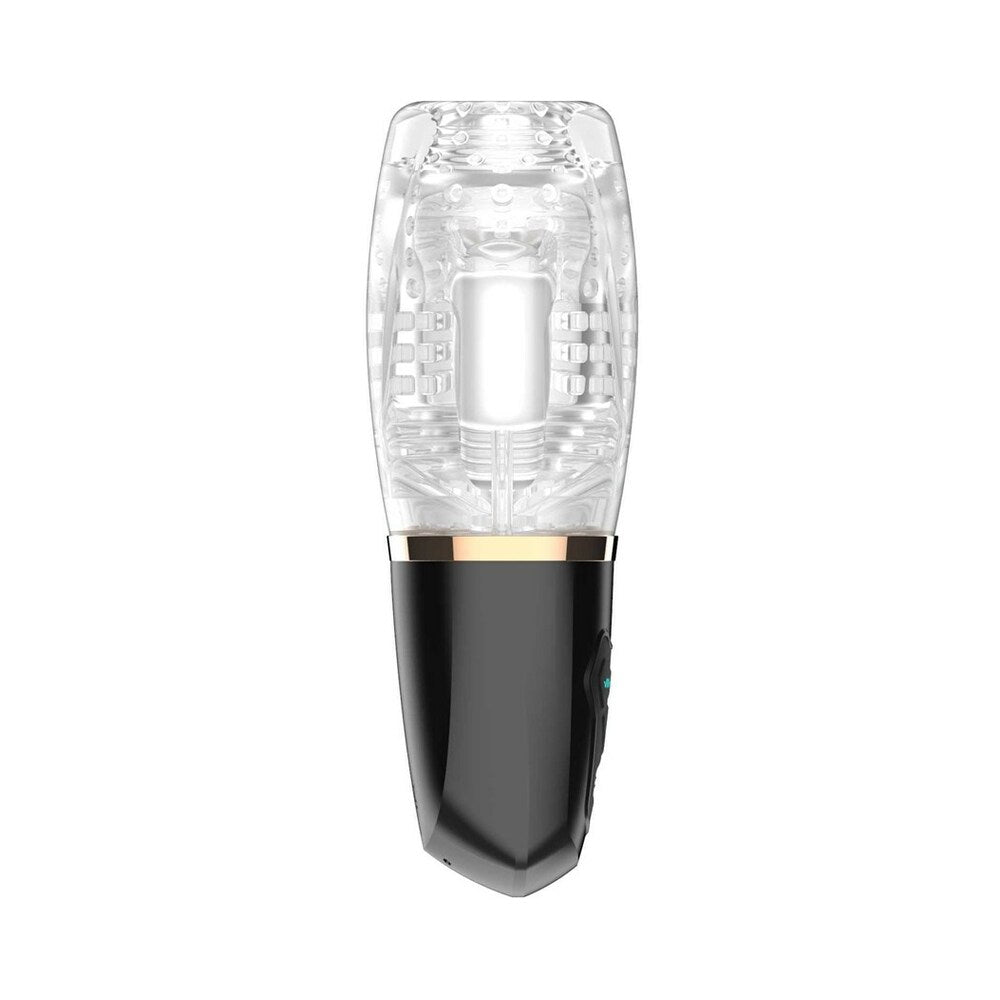 Adam & Eve Adam's Gawk 2.0 Sucking & Vibrating Sleeve – Clear