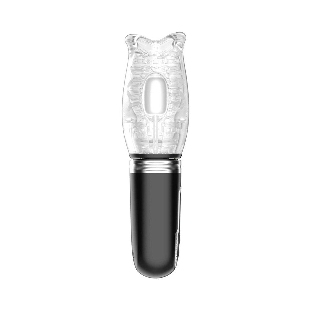 Adam & Eve Adam's Gawk Gawk 3.0 Thrusting Rotating & Vibrating Sleeve - Clear