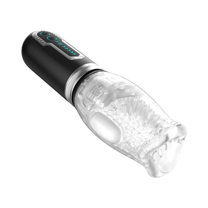 Adam & Eve Adam's Gawk Gawk 3.0 Thrusting Rotating & Vibrating Sleeve - Clear