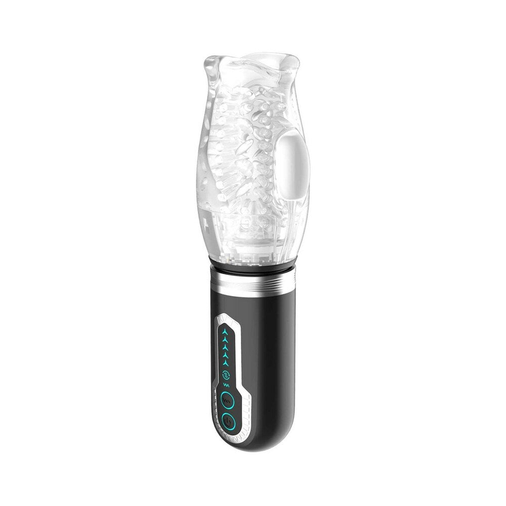 Adam & Eve Adam's Gawk Gawk 3.0 Thrusting Rotating & Vibrating Sleeve - Clear