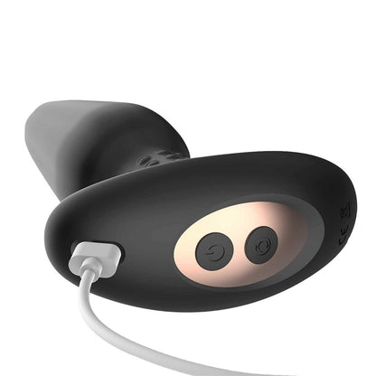 Adam & Eve Carl Jr. Vibrating & Rimming Plug – Black