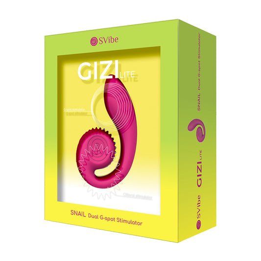 SVibe GIZI Lite Vibrator - Dual Motor G-Spot Stimulation - Hot Pink