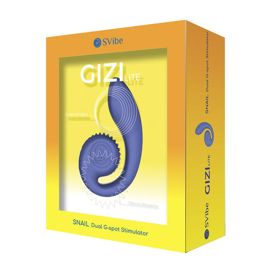 SVibe GIZI Lite Vibrator with Dual Motors for G-Spot Stimulation – Juicy Blueberry