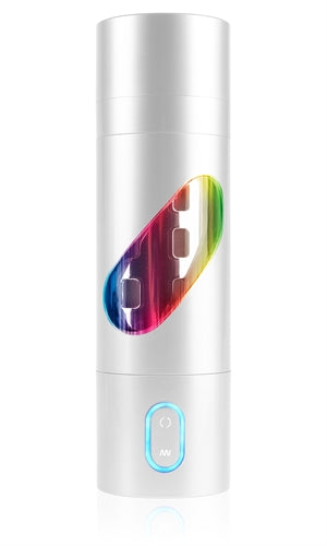 Pipedream Rechargeable Roto-Bator – Turbo Powered Male Masturbator – Silver