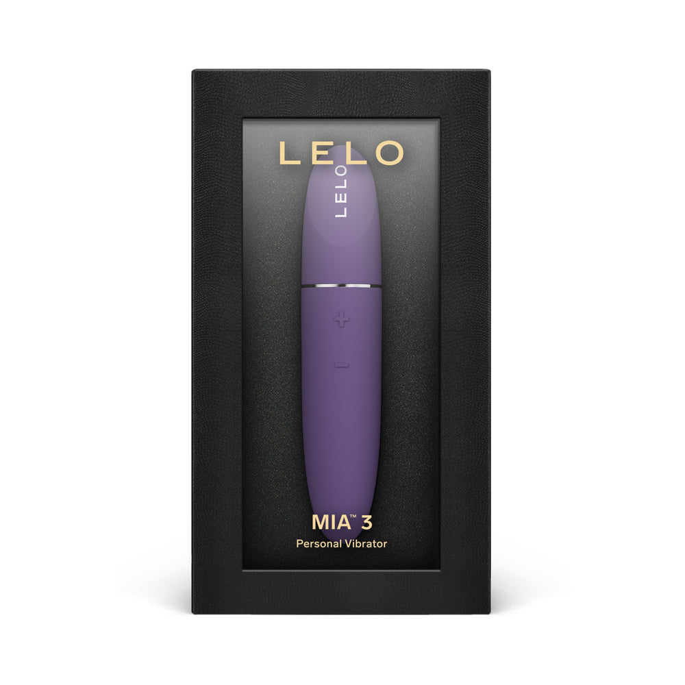 LELO MIA 3 Personal Vibrator – Purple – Compact Design with 8 Vibration Patterns
