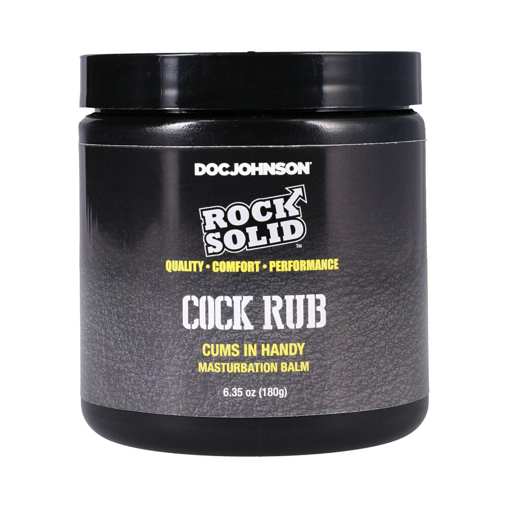 Rock Solid Cock Rub Masturbation Balm – 6.35 oz – Petroleum-Based