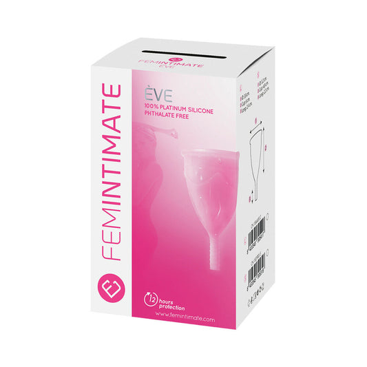FEMINTIMATE Eve Menstrual Cup Size L - Light Pink - 12 Hour Use