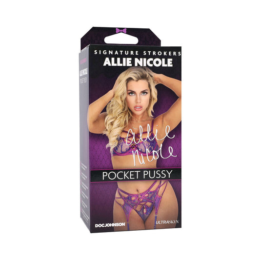 Doc Johnson Allie Nicole ULTRASKYN Pocket Pussy - Vanilla