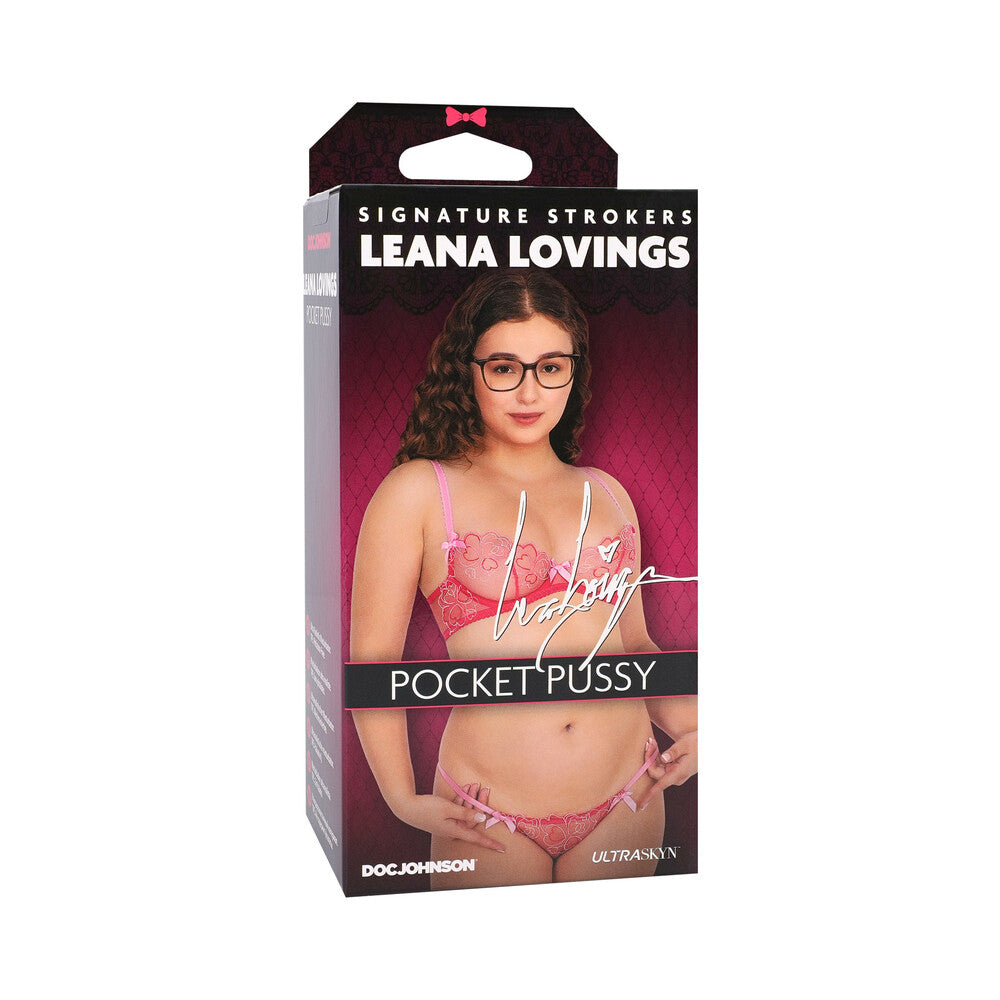 Doc Johnson Signature Strokers Leana Lovings Pocket Pussy – Vanilla