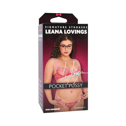 Doc Johnson Signature Strokers Leana Lovings Pocket Pussy – Vanilla